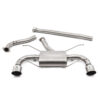 This Toyota GT86 performance exhaust is made in 2.5"/63.5mm pipework and fits from the catalytic converter section backw
