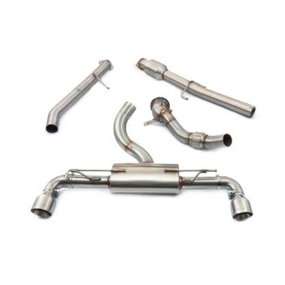 replaces restrictive O/E mesh gasket with high performance flex section. Requires mandatory ECU reflash when fitted