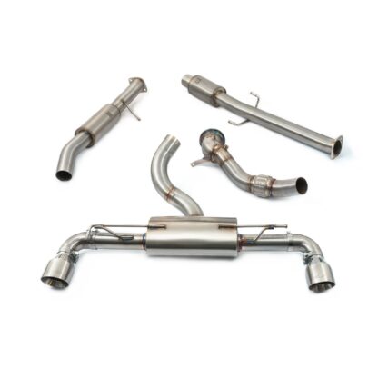Pipework diameter 4in/101.6mm reducing to 3in/76.2mm for maximum flow