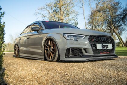 the Forge intercooler for the RS3 8V chassis builds on our reputation for delivering cores that offer<strong> real-world increases in power </strong>and temperature drops. Whilst the 8V chassis shares many components with the older 8P