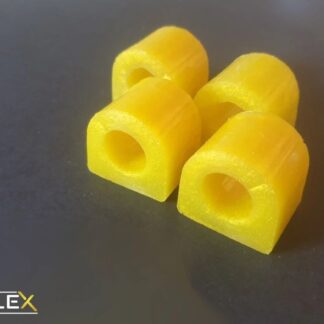 Subaru Impreza GC 1992-2000 Front & Rear Anti Roll Bar Bushing Kit Fits all 92-00 GC Impreza's WRX & Turbo 2000 AWD Set of 4 Complete Bushings for the Front & Rear Anti Roll Bars Fits 19mm Front & 20mm Rear Anti Roll Bars Whats Included ; GodFlex Performance Series Bushing Kit Set of 4 Front & Rear Anti Roll Bar Bushings 1x Sachet of Bushing Grease GodFlex Performance Series Polyurethane Bushing kits are a shore a hardness of 85