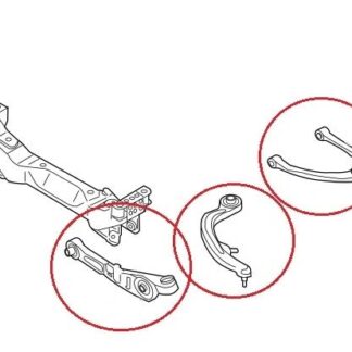 GodFlex Nissan 350Z (2002-2009) Front & Rear Suspension Arms, Subframe, Diff & ARB Bushes