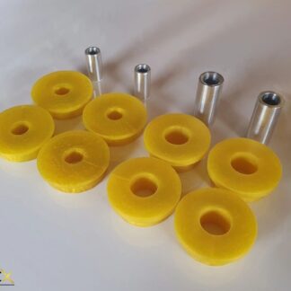 Mitsubishi Evo 4 5 6 IV V VI Full Rear Diff Bushing kit Set of 4 Complete Bushings for the Rear Differential Support Bar & Mustache Bar For AYC Mitsubishi Lancer Evolution 4