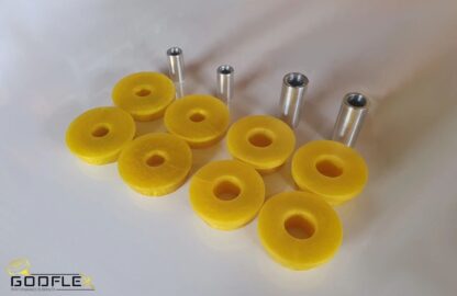 Mitsubishi Evo 4 5 6 IV V VI Full Rear Diff Bushing kit Set of 4 Complete Bushings for the Rear Differential Support Bar & Mustache Bar For AYC Mitsubishi Lancer Evolution 4