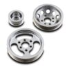 Manufactured from highest quality 6061-T6 aluminium to reduce weight without compromising strength