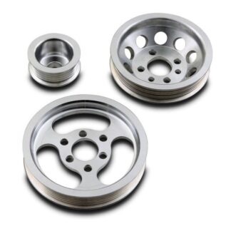 Gravity Performance engine pulleys are designed to reduce rotational mass and improve engine efficiency