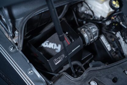 with its open top design which not only looks aesthetically pleasing but is designed to increase the airflow and performance of your vehicle. By neatly clipping into the airbox