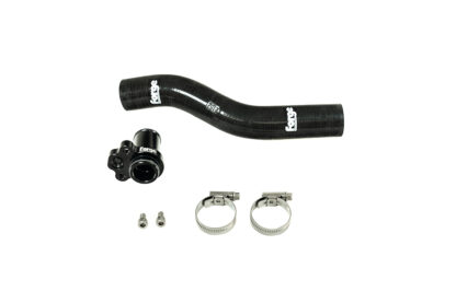 whereas European and UK spec vehicles tend to use a straight silicone hose. To identify which you need
