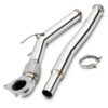 2 piece v-band clamp fitting for a better seal compared to flange & gasket as well as an easier installation