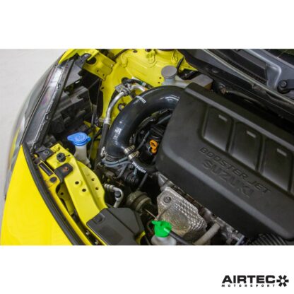 A direct replacement part that gives increases in response and sound by eliminating the internal sound suppressors built into the original induction pipe.Suzuki fit these suppressors to reduce noise and resonation but by replacing the pipe for one without the baffled internals