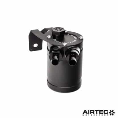 AIRTEC Motorsport is proud to launch our oil catch can upgrade for the Kona N model.Oil catch cans are vital preventative additions to ensure the performance and efficiency of Direct Injection engines doesn’t deteriorate over time.AIRTEC Motorsport’s solution to developing a catch can kit specifically for the Kona N model utilises the available space to integrate seamlessly within the engine bay. It features a high-quality laser cut bracket