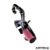 bolt-on modification for track or fast road use.This freer-flowing induction kit replaces the car’s original air box and restrictive intake set up. It features a large