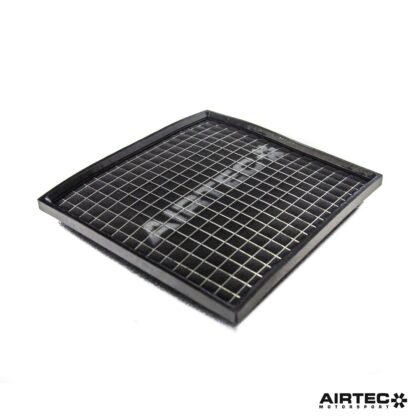 Featuring a freer-flowing panel filter that fits inside the original air box