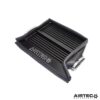 Results below were with bonnet closed on every run.Fits all Supercharged powered Mini R53 cooper SStandard Intercooler - Peak power 204.9 bhp & 161.1 Ib/ftRun 1 -Temperature Into intercooler from charger 150 degree & Out of Intercooler into engine 123 degreeRun 2 -Temperature Into intercooler from charger 152 degree & Out of Intercooler into engine 130 degreeRun 3 -Temperature Into intercooler from charger 155 degree & Out of Intercooler into engine 135 degreeConclusion - the standard intercooler on a tuned Mini just doesn't work