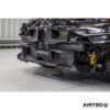 external oil cooler mounted neatly behind the bumper for direct airflow