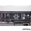external oil cooler neatly behind the grille with the limited space available. As a result