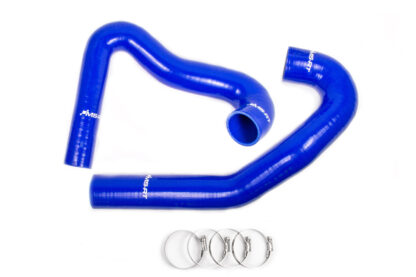 MS-RT branded hoses in blue