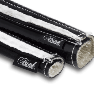Funk Motorsport’s Funk Cool Silicon High Heat Sleeving provides constant protection and will self-extinguish. This sleeve has been developed to withstand direct constant heat of up to 260°C