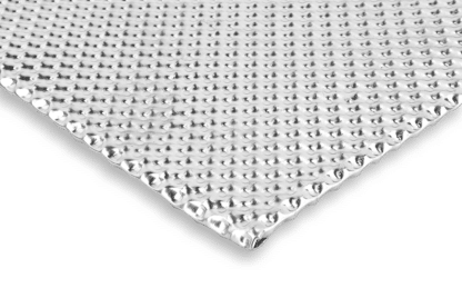 Funk Motorsport Dual Layer sheeting dramatically reduces heat transfer to provide heat protection on components and sensitive areas within the engine bay and exhaust tunnel. Two aluminium heat shield barrier sheets sandwich our specifically formulated fibre compound exhaust insulation wool