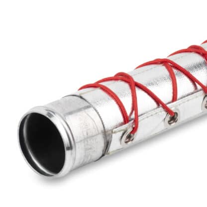 We are very proud to show off our Silver Lace up induction kit sleeving. After our successful velcro induction sleeving provided a product which is easily fitted to an engine