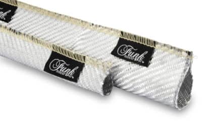 A super lightweight protection sleeving that has designed and developed as an alternative to the traditional carbon fibre version commonly seen from Funk Motorsport. Designed to ensure reliable running