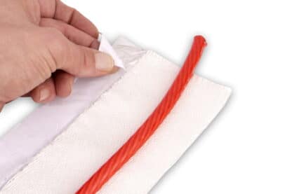 heat sleeving was fantastic but relied on the removal of the line in order to fit. Then we came up with the Silver Velcro heat sleeving