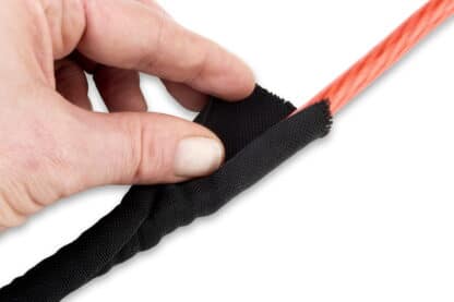 is here! The Funk Motorsport Black Self Wrap Protection sleeving provides an easy open seam that will always spring back to a secure and tight state. This sleeving is great for audio wiring or crowded and messy looms which can create a possible component failure.