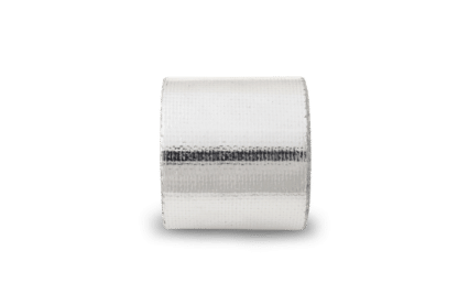 Our specially developed Silver Glass fibre heat tape can reflect away up to 70% of all radiant heat whilst working in constant and ambient temperatures of 200°C+. Rolls can help aid application around complex corners.
