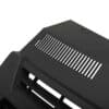 Supplied in a matte black finish to add a sleek and understated look