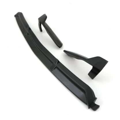 more aggressive look whilst aiding downforce and handling characteristics.