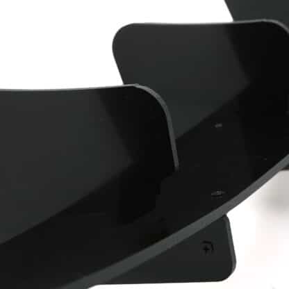 Designed to accommodate the OEM exhaust tips.