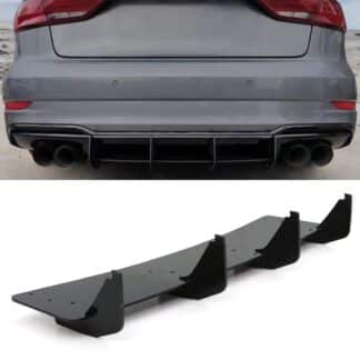Gravity Performance Rear Diffusers are specifically designed to improve your Audi's aesthetics with distinctive styling. Our Rear Diffusers complement your Audi's other styling elements and pair well with our range of splitters and side skirts