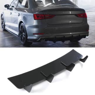Gravity Performance Rear Diffusers are specifically designed to improve your Audi's aesthetics with distinctive styling. Our Rear Diffusers complement your Audi's other styling elements and pair well with our range of splitters and side skirts