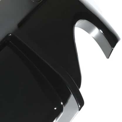 Designed to accommodate the OEM exhaust tips.