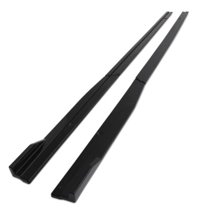 sleek Gloss black finish at accent the car paintwork
