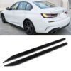 Gloss black finish complements the vehicle paintwork