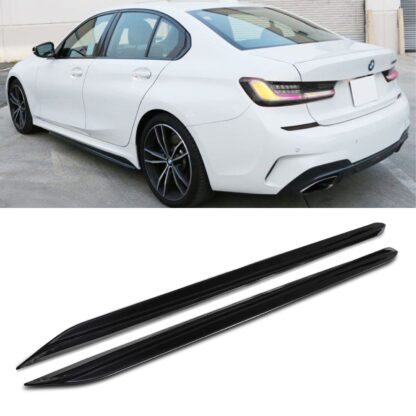 Gloss black finish complements the vehicle paintwork