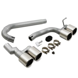 Gravity Performance tailpipe conversion kits are designed to replace the rear section of your OE exhaust with dual exit pipes. Our Gravity Performance Exhaust Conversion fits with M3 style diffusers to give your vehicle a full M3 look.