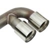 Gravity Performance tailpipe conversion kits are designed to replace the rear section of your OE exhaust with dual exit pipes. Our Gravity Performance Exhaust Conversion fits with jCW style diffusers to give your vehicle a full jCW look.