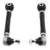 Spherical bearing mounted inner pivot points rather than bushes to reduce static friction and improve suspension performance