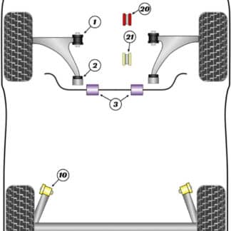 Powerflex Rear Exhaust Mount  - Cascada (2015 - 2017) - EXH030