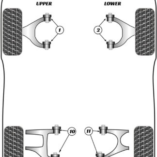 Powerflex Rear Lower Wishbone Inner Bush - 4200GT Coupe (2001 - 2007) - PF17-402