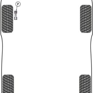 Powerflex Jack Pad Adaptor - Cayenne E3 9Y (2018 on) - PF3-1664