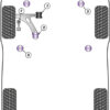 Powerflex Jack Pad Adaptor - Cayenne E2 92A (2011 - 2017) - PF57-564