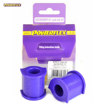 Powerflex Anti Roll Bar To Arm Bushes 18mm - Alfasud