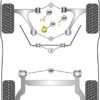 Powerflex Track Upper Engine Mount Insert - Punto Evo Abarth (2009 - 2015) - PFF1-1125BLK