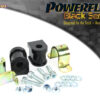 Powerflex Track Front Wishbone Rear Bushes  - 106 & 106 GTi/Rallye - PFF12-1106BLK