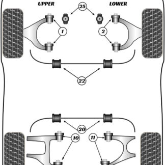 Powerflex Engine Mount Bush - Merak (1972 - 1983) - PFF12-1220