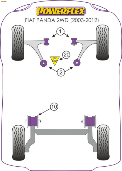 Caster Adjust - KA (2008-) - PFF16-502GBLK