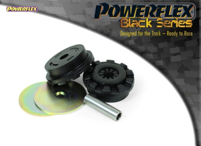 Powerflex Track Lower Engine Mount Large Bushes 30mm Oval Bracket - Mazda 2 (2003 - 2007) - PFF19-2001BLK